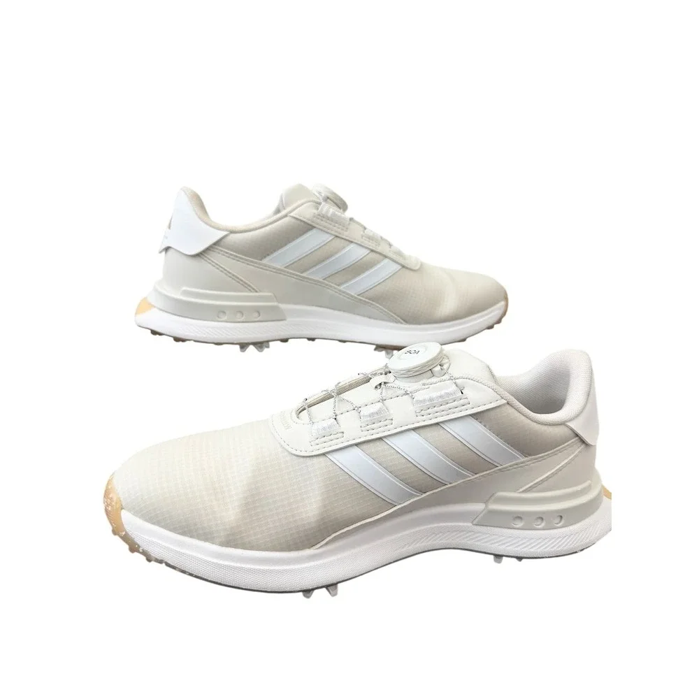 adidas Women S2G BOA 24 Golf Shoes Size 7 Orbit Grey/White Gold Metallic